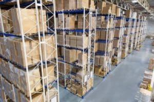 Warehouse water damage