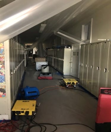 commercial water damage equipment