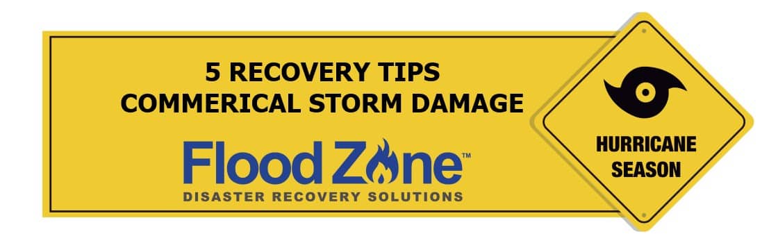 Commercial storm damage recovery tips