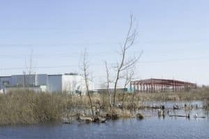 warehouse flood damage